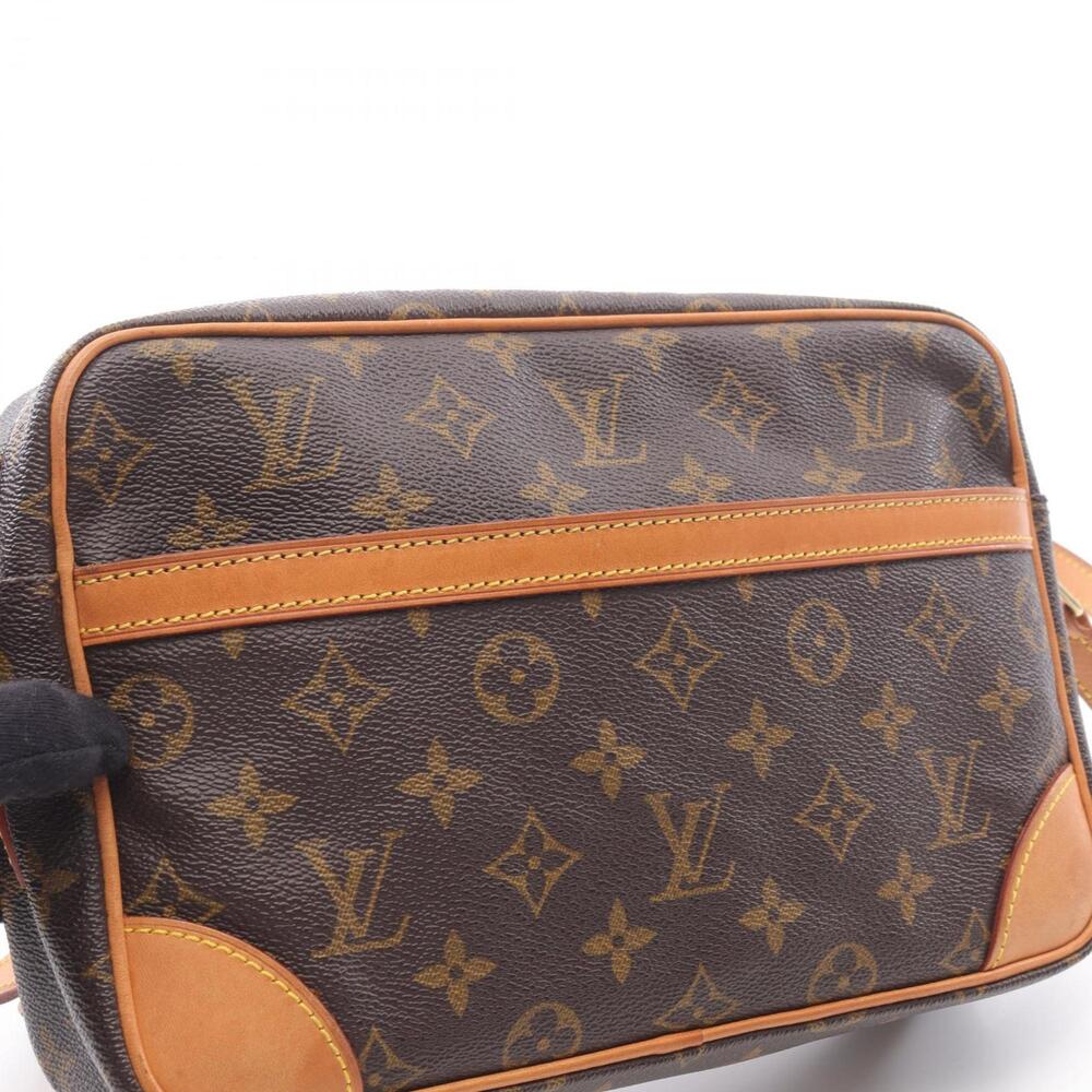 LOUIS VUITTON Authentic Brown Monogram Leather Shoulder Bag - Picture 9 of 11